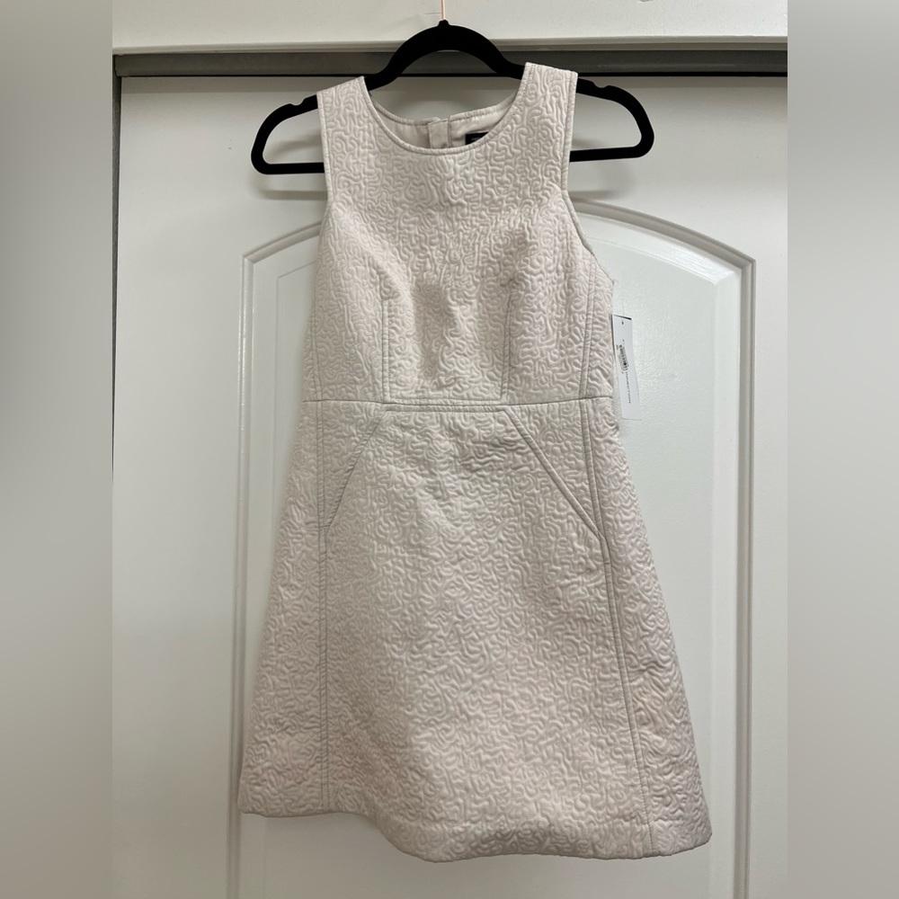 NWT French Conncection Abstract Embroidered Structured Dress